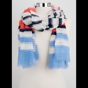 ❤️Sale Maurices woven stripe print scarf/wrap/sarong